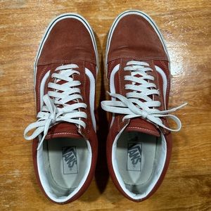 Men’s size 13 burnt orange/rust color Vans